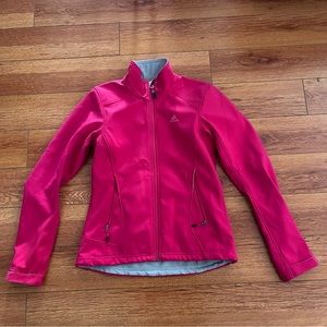 Fleece Line Adidas Pink Athletic Jacket